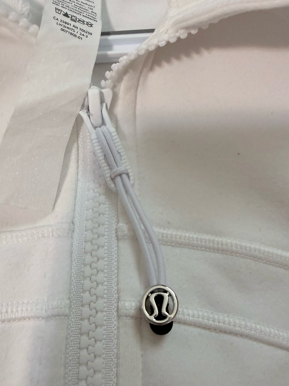 lululemon athletica Women's Cream Full‑Zip Jacket - Picture 3 of 6
